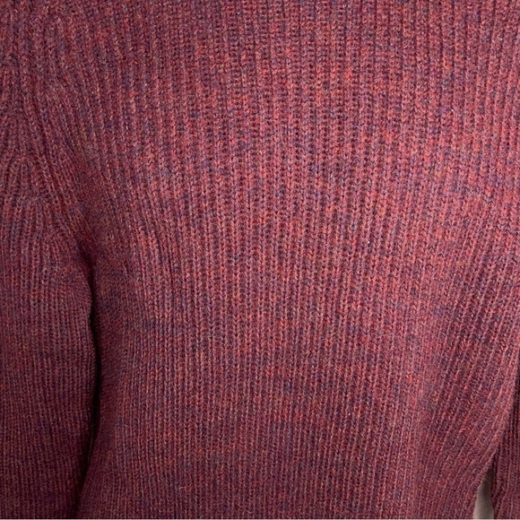 XL Vintage Kilspindie Burgundy Wool Mens Sweater Academia See Measurements Knit - Picture 7 of 14